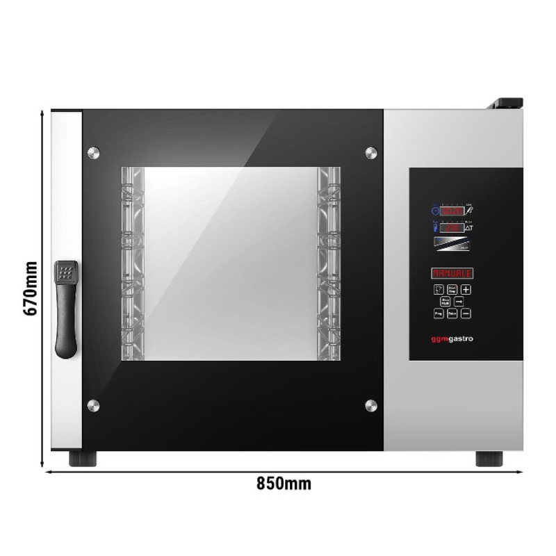 Пароконвектомат професійний 4x EN 400 x 600 GGM Gastro BB446N