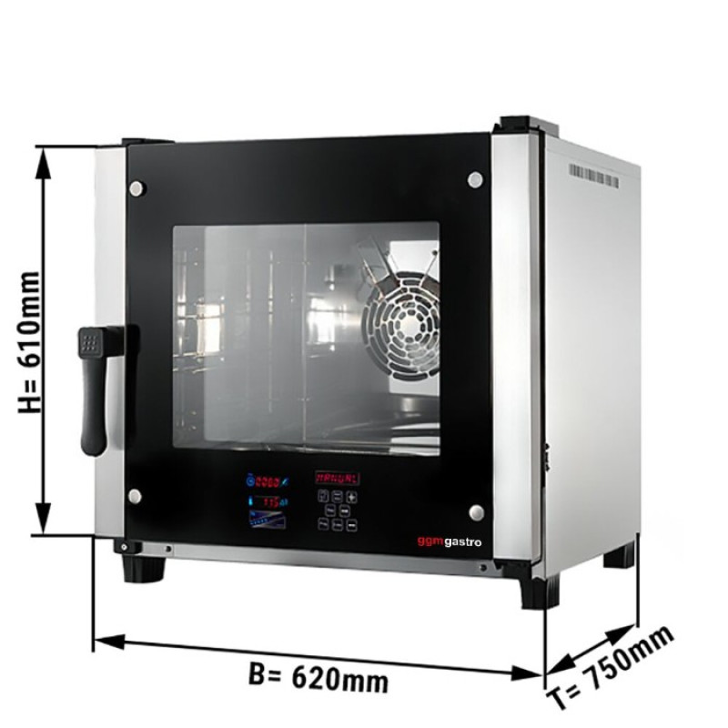 Пароконвектомат професійний 4x EN 460 x 330 GGM Gastro BB443