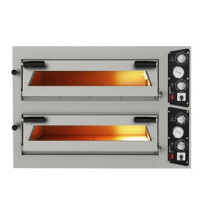 Піч для піци 4 + 4 x 35 см GGM Gastro PDP44