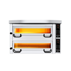 Піч для піци 4+4 x 34 см GGM Gastro 2#POP434E#HP434