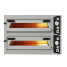 Піч для піци 6 + 6 x 35 см (глибиною) GGM Gastro PDP66T