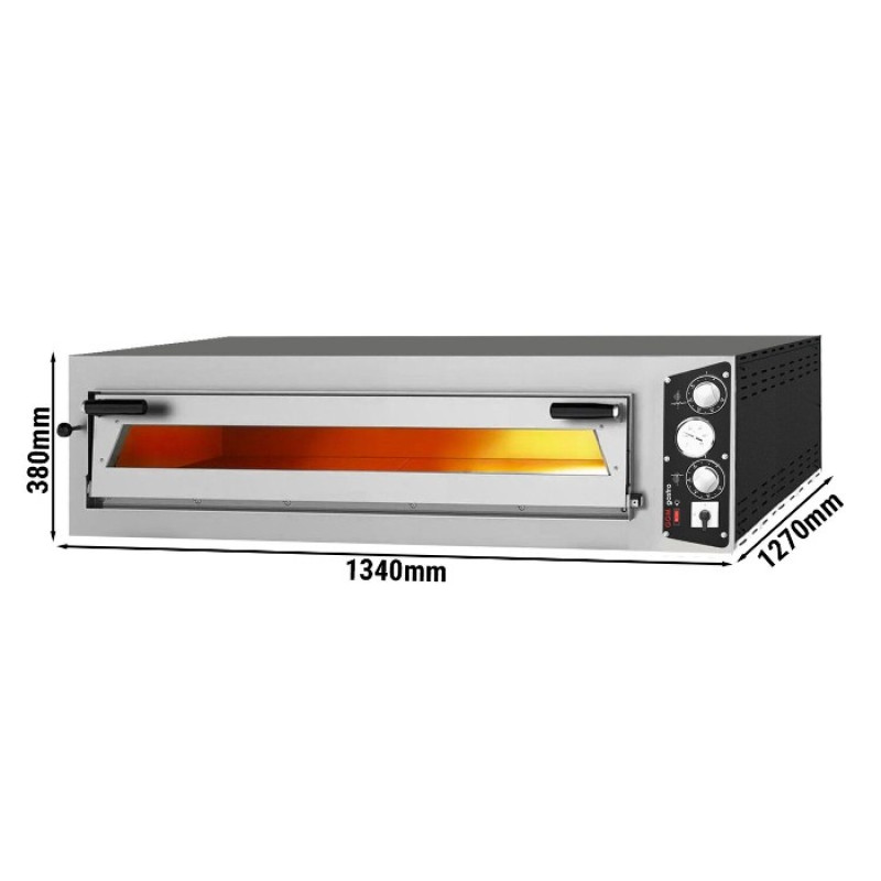 Піч для піци, 9 х 34 см, 1 камера GGM Gastro PEP99