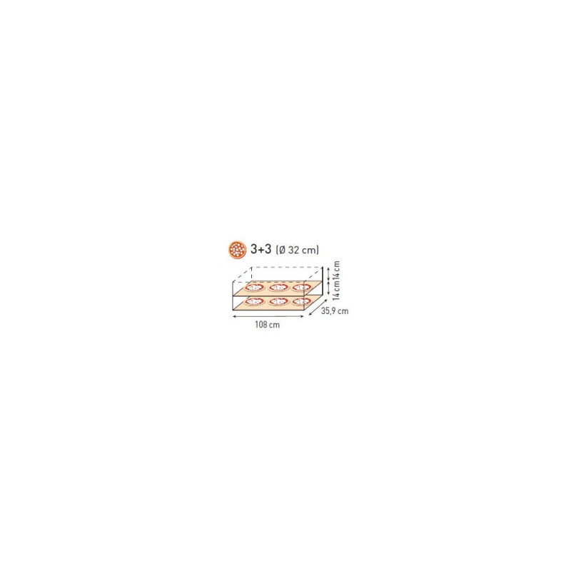 Піч для піци Basic Slim Line 33, 1305x600x(H)745 мм, 400В/6000Вт