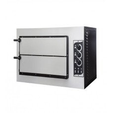Піч для піци basic 2/50 vetro, Prismafood, 400V/6000W, 915x621x(H)527mm 1F010036 Hendi Stal nierdzewna