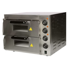 Піч для піци Rauder BRP2-4x20P корпус фарбована сталь, камера нержавіюча сталь