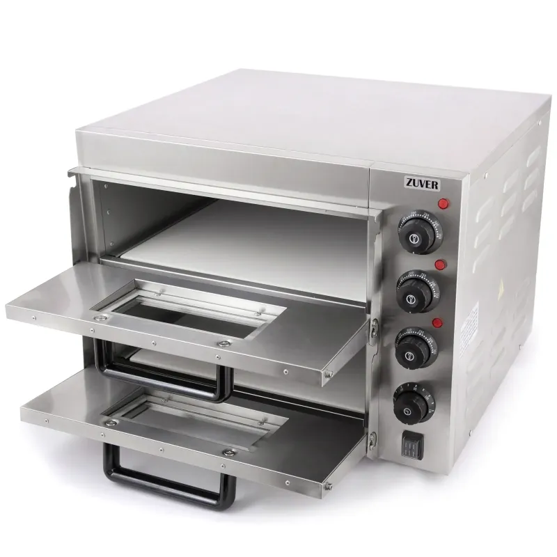 Піч для піци ZUVER Pizza 2H40 3000W камера з алюмінію