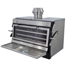 Піч на деревному вугіллі Pira 120 Lux INOX ED (БН)