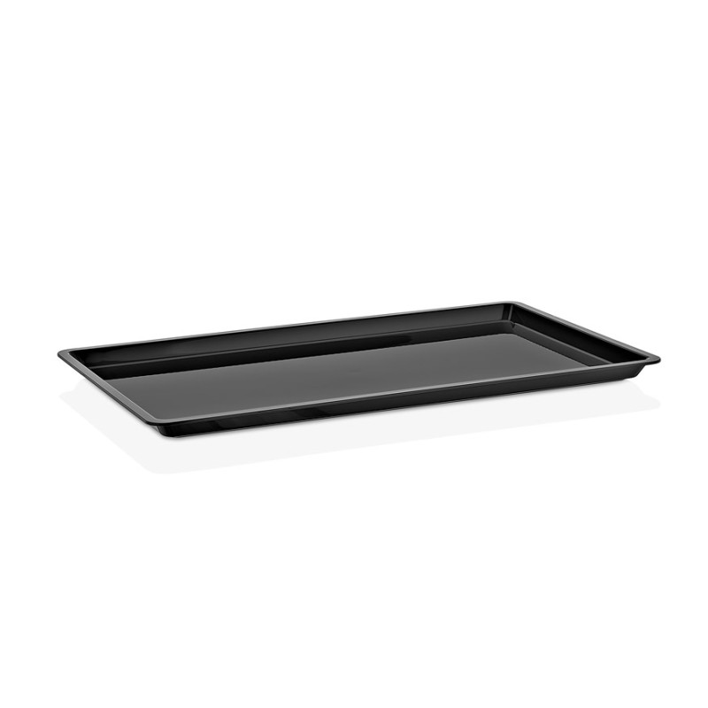 Піднос GN 1/1 чорного кольору, без кришки GFT--0011BL Gastro Plast PC Чорний