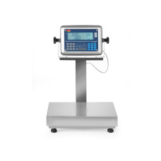 Платформні ваги LCD зі стійкою та легалізацією, 60 кг, TEM, 342x386x(H)534mm BE2TP028X035060 Hendi