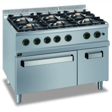 ПЛИТА APACH APRG-117FG/PL 6-ТИ КОНФОРОЧНА ГАЗОВА З ДУХ.