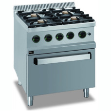 ПЛИТА APACH APRG-77FG  4-Х КОНФОРОЧНА ГАЗОВА З ДУХ.