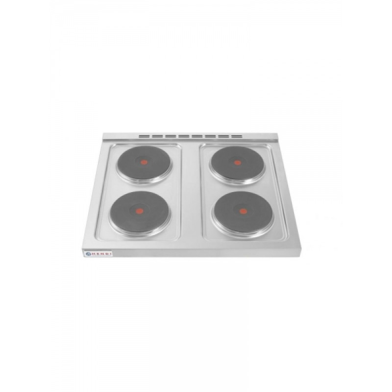 Плита електрична 4-х конфорочна Kitchen Line на відкритому модулі Hendi 226223