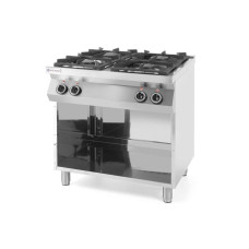 Плита газова 4-х конфоркова Kitchen Line на відкритому модулі, 800x700x(H)900 мм, 19 кВт 227589 Hendi Stainless steel