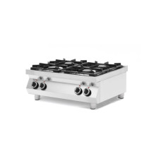 Плита газова 4-х конфоркова Kitchen Line, настільна 227381 Hendi Stainless steel