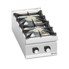 Плита газова з 2 конфорками - 20 кВт GGM Gastro GHB493H