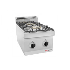 Плита газова з 2 конфорками (9,5 кВт) з автопідпалом GGM Gastro GHB363P