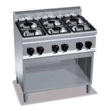 Плита газова з 28,5 кВт - 6 конфорок GGM Gastro GHB969P
