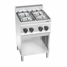 Плита газова з 4 конфорками GGM Gastro GHB669P