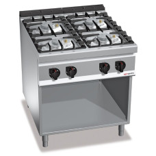 Плита газова з 4 конфорками GGM GASTRO GHB879M