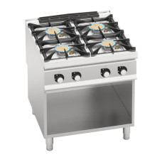 Плита газова з 4 конфорками GGM Gastro GHB899HM