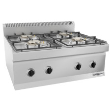 Плита газова з 4 конфорками GGM Gastro GHK66-E