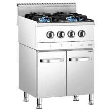 Плита газова з 4 конфорками GGM Gastro GHK6634#UGHK6634