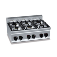 Плита газова з 6 конфорками GGM Gastro GHB963P
