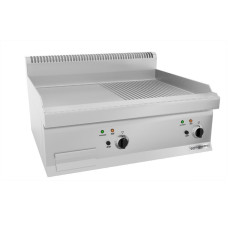 Поверхня для смаження Електр. - Гладка поверхня, Рифлена (8 кВт) GGM Gastro EBGK800-E