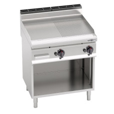 Поверхня для смаження Газ - гладка поверхня, Рифлена (13,8 кВт) GGM Gastro GGB879MGG