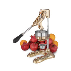 Прес для цитрусових та гранат Maskot Jumbo PJ1-C1 Gold 6.3kg золотий колір важільний тип 8694510340729