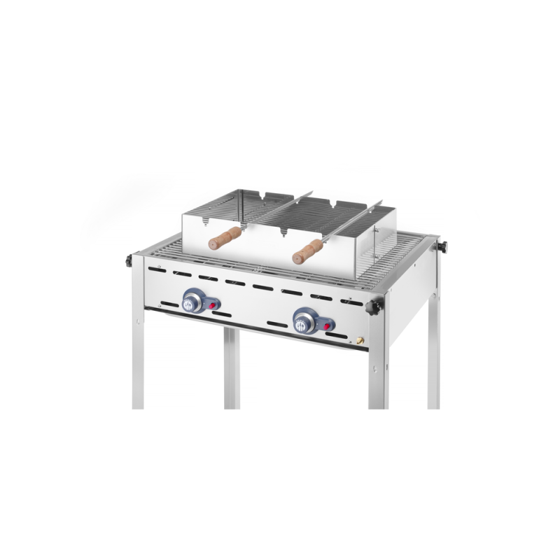 Прямокутна насадка Churrasco для гриля 530x350x(H)117 26500055 Hendi