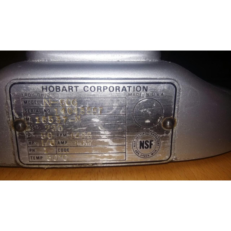 Профессиональный планетарный миксер HOBART N 50 (5литров)