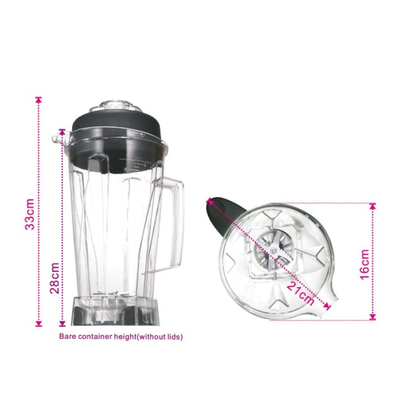 Промисловий блендер 2 л ​​GGM Gastro FMK1500
