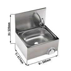 Рукомийник 50 x 50 см GGM Gastro HWB54M