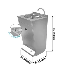 Рукомийник GGM Gastro HWSB431S