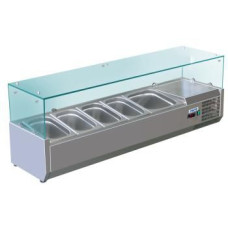 Салат-бар на 6 гастроємностей Saro GN 1/4 VRX 1400/330