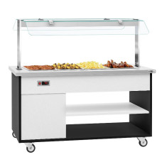 Салат-бар охолоджуваний - 1,6 x 0,8 m / для 4x GN 1/1 GGM Gastro BTHIN411