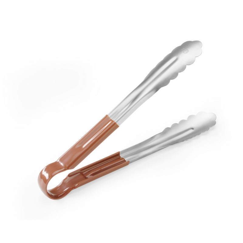 Щипці сервірувальні HACCP , коричневі, (L)250мм 171929 Hendi Stainless steel