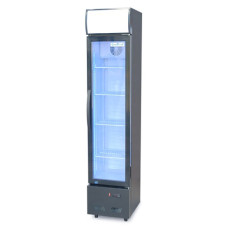 Шафа холодильна для напоїв GoodFood BC160BW2LEDCOL чорна-біла