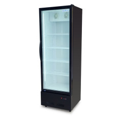 Шафа холодильна для напоїв GoodFood BC360NBW2LED чорна-біла