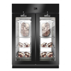 Шафа холодильна Meatico AC9618 STG GREEN MEAT 1500 BLACK PANORAMA