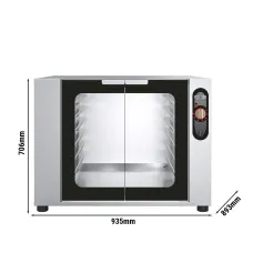 Шафа з механічним керуванням 12x 600 x 400 mm GGM Gastro GSV1264M