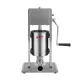 Шприц ковбасний ZUVER Stuffer Vertical 3 (SV-3) корпус нержавіюча сталь S/S201 (преміальна марка), міцні шестерні, 2 швидкості, 5 насадок, 2 ущільнювальні кільця