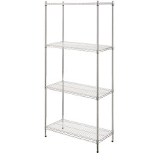 Стелаж складський – 4 полиці, 910x455x(H)1830 мм 812259 Hendi Chrome-plated