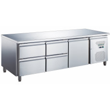 Стіл холодильний GoodFood GF-UGN1640TN-HC UNDERCOUNTER чотири шухляди