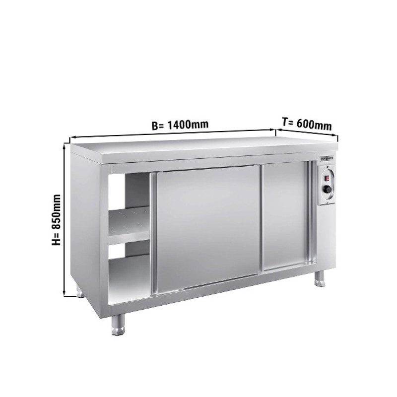 Стіл тепловий PREMIUM 1,4 m GGM Gastro WDR146