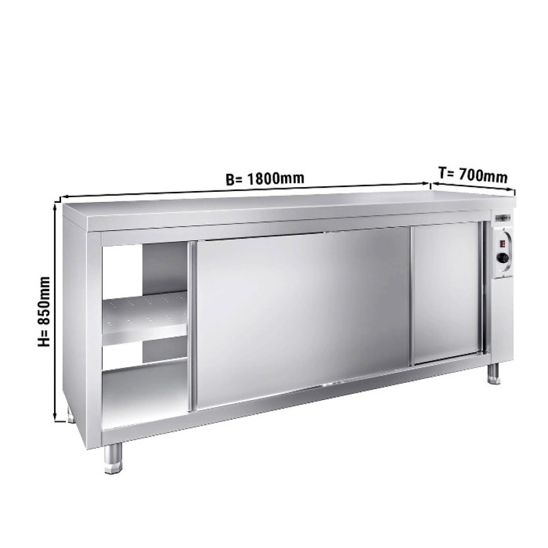 Стіл тепловий PREMIUM 1,8 m GGM Gastro WDR187