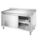 Стіл тепловий з бортом PREMIUM 1,0 м GGM Gastro WSR107A