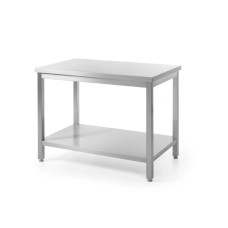 Стіл центральний з полицею, на болтах 800x700x (H) 850 815830 Hendi Stainless steel
