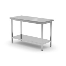 Стіл центральний з полицею – на болтах, глибина 600 мм, HENDI, Kitchen Line, 800x600x(H)850mm 816189 Hendi